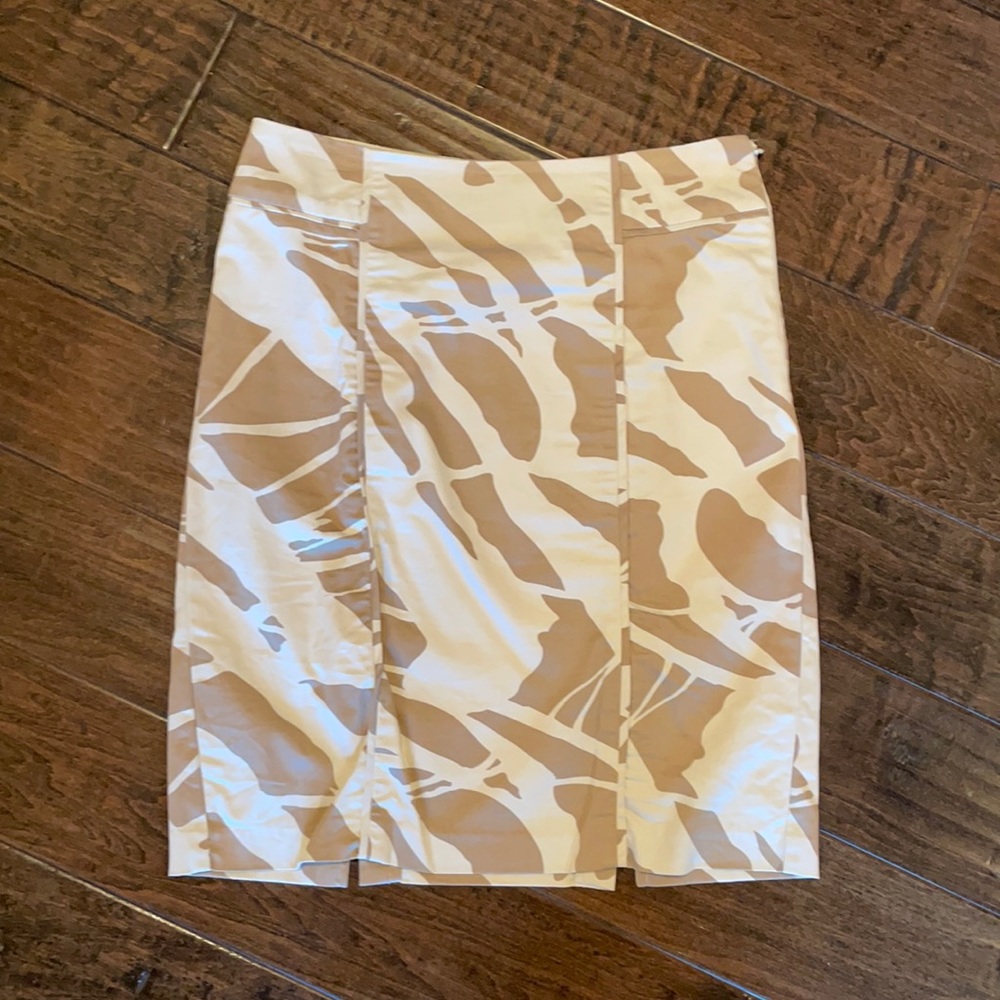 Pencil Skirt spring cream tan Easter Church Work